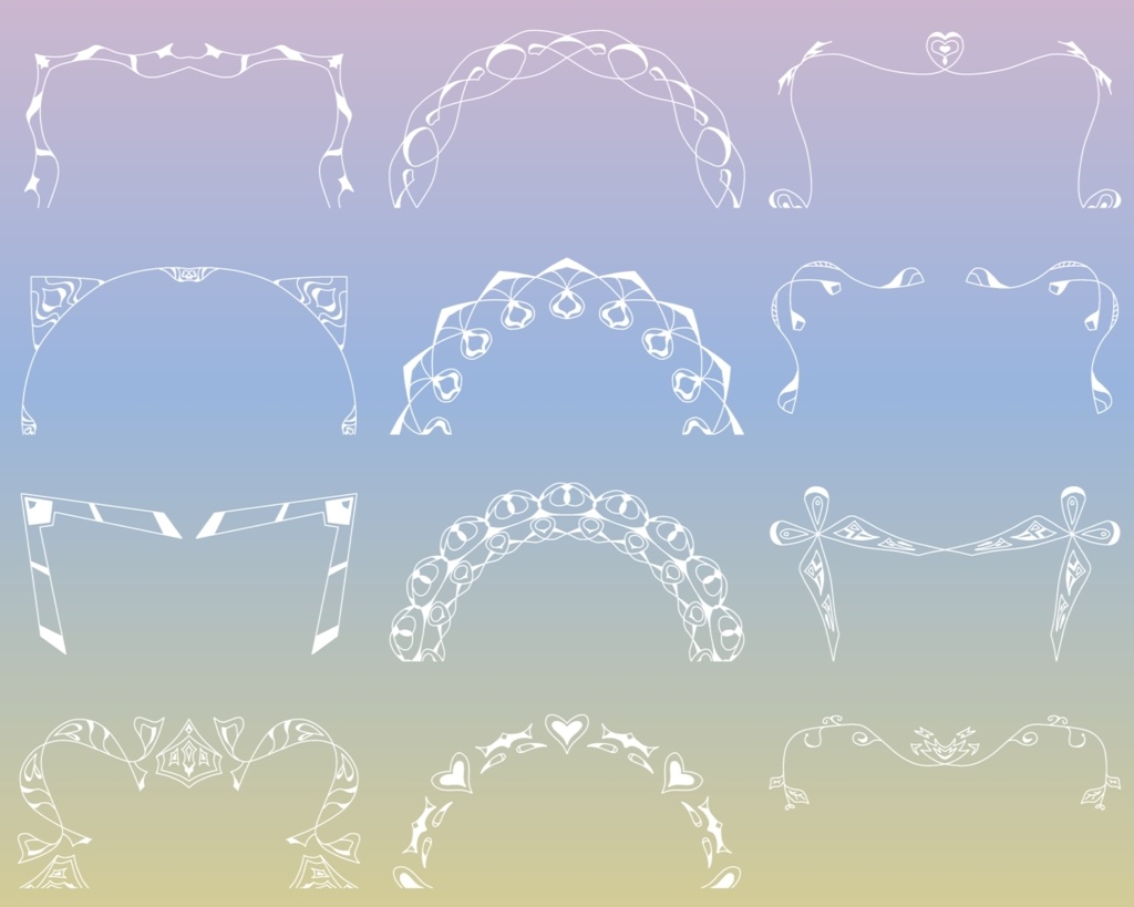 無料配布用フレーム素材集