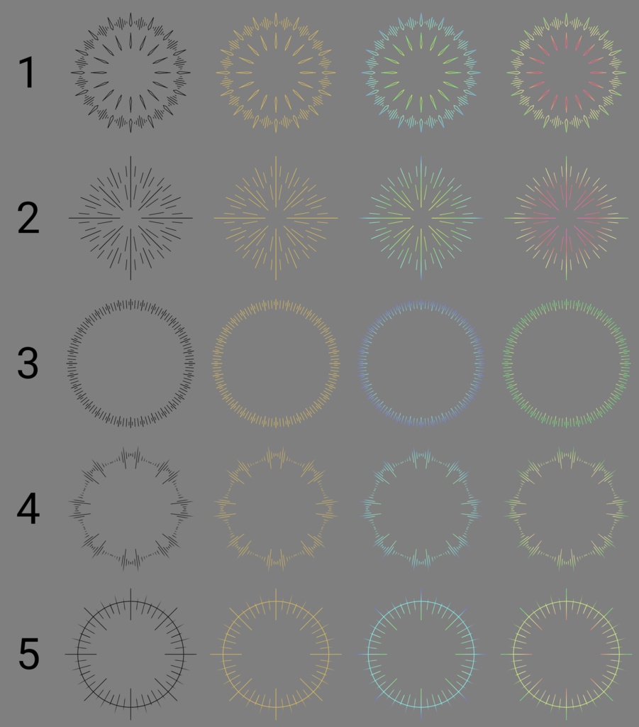 ピカッと後光素材集