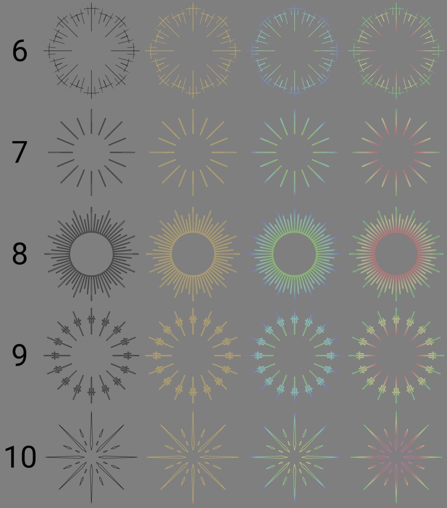 ピカッと後光素材集