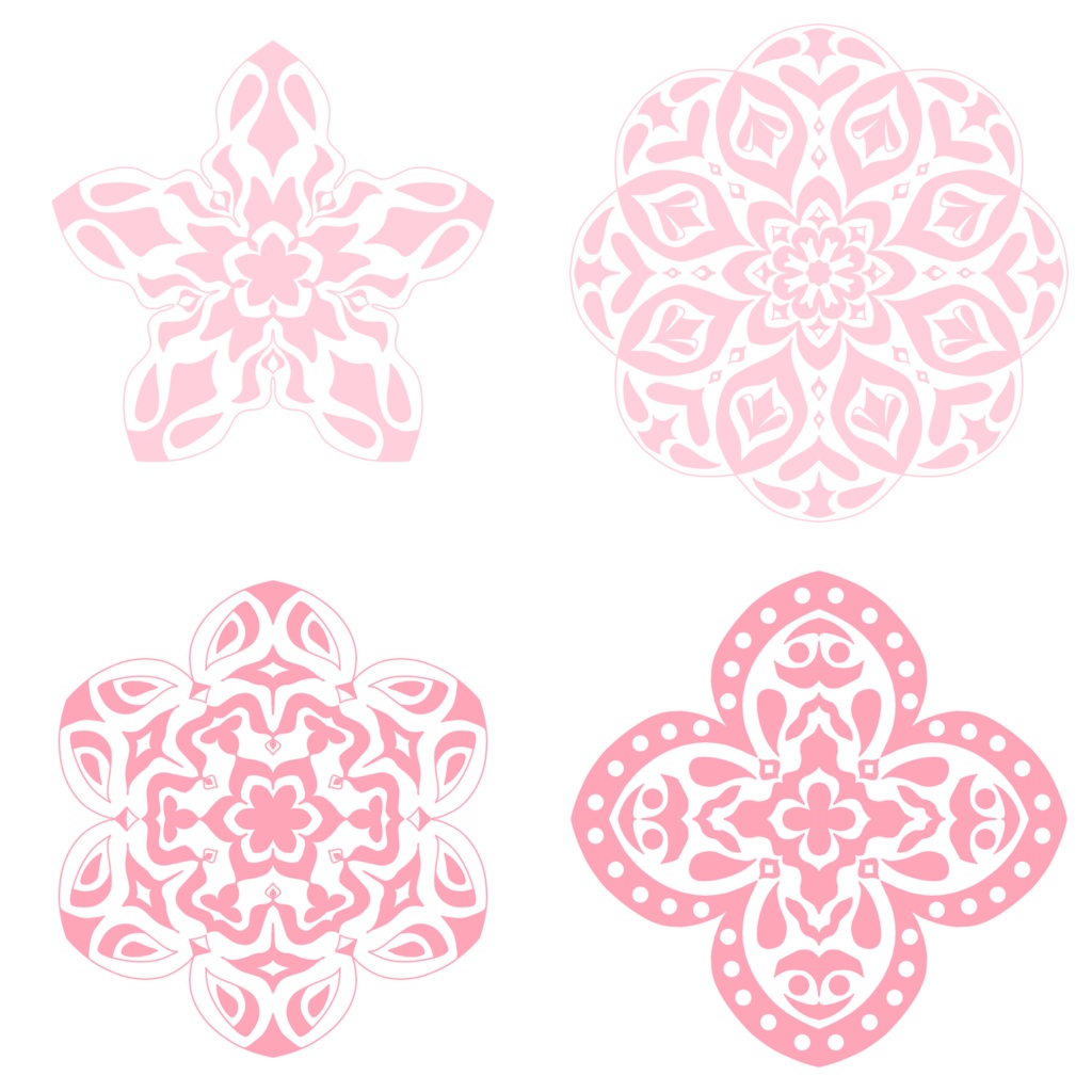 お花と装飾素材