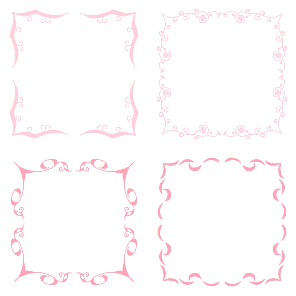 お花と装飾素材