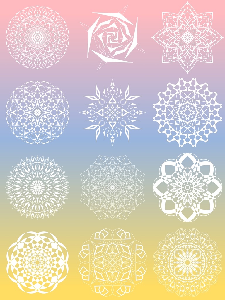 無料配布用模様素材集