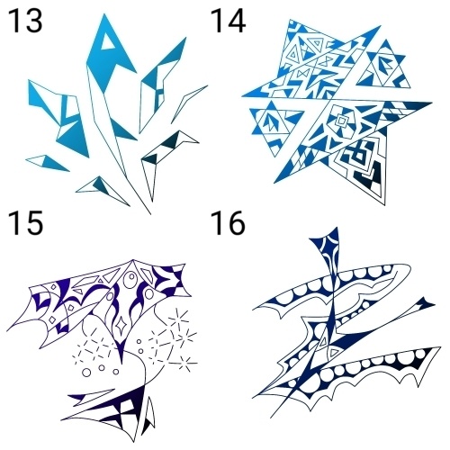 個性ある模様素材集