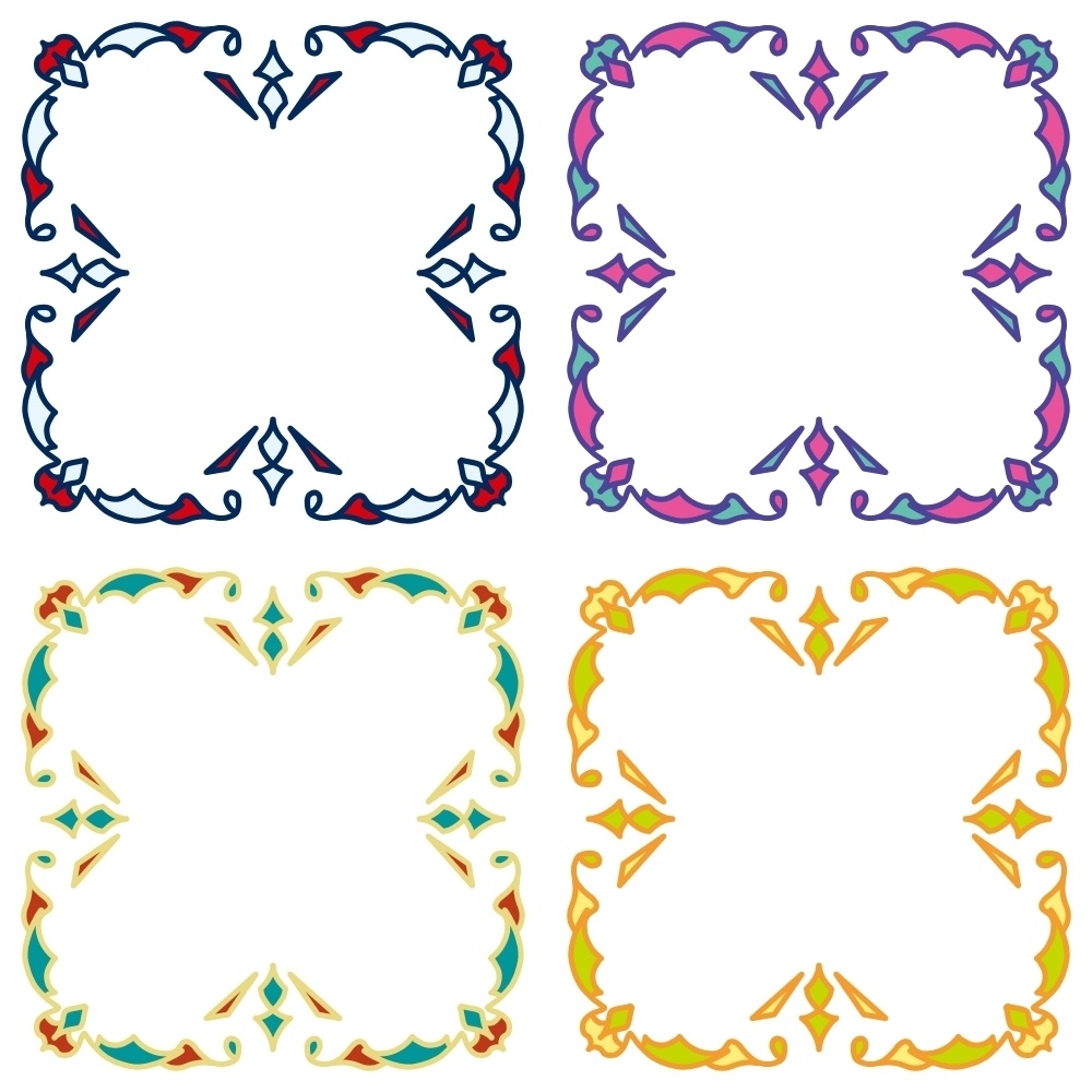 無料配布用オシャレなフレーム素材集