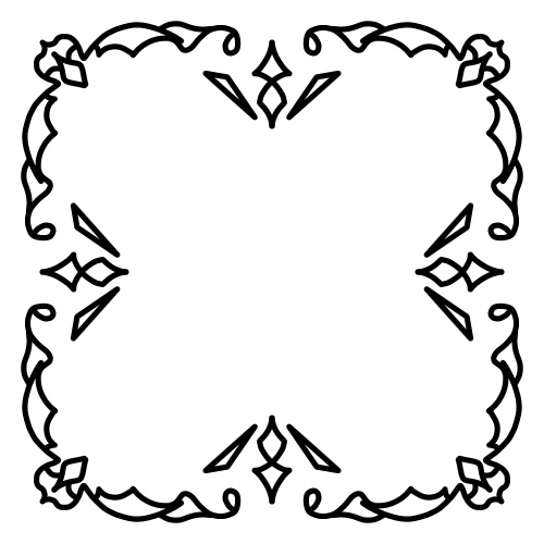 無料配布用オシャレなフレーム素材集