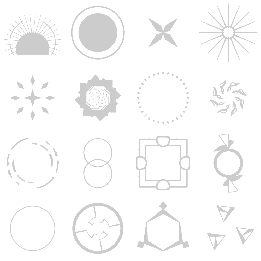 カラフルな何学模様素材