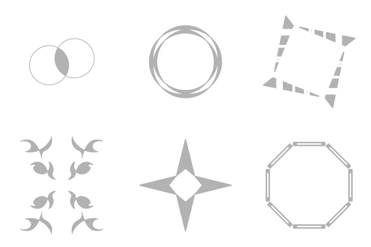 無料配布用カラフルな幾何学模様素材