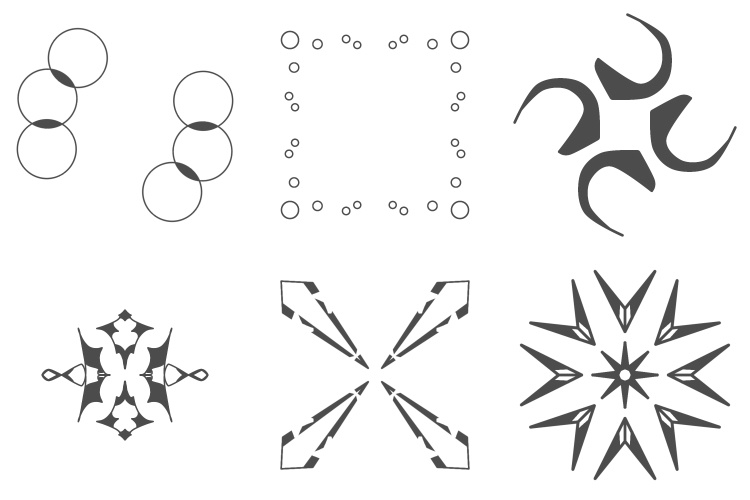 無料配布用カラフルな幾何学模様素材