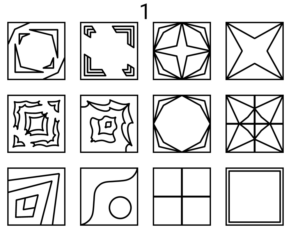 ピース模様素材全48種
