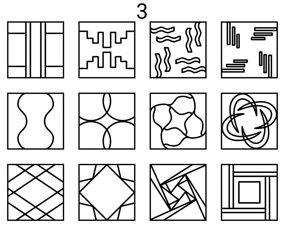 ピース模様素材全48種