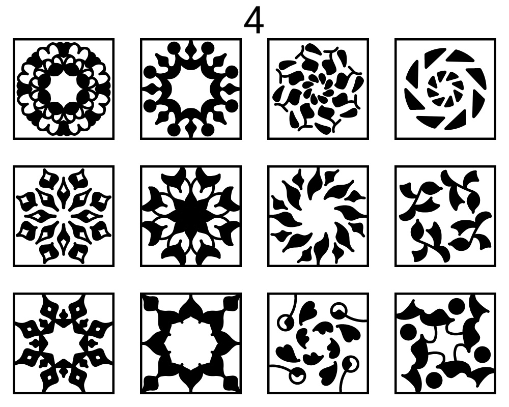 ピース模様素材全48種