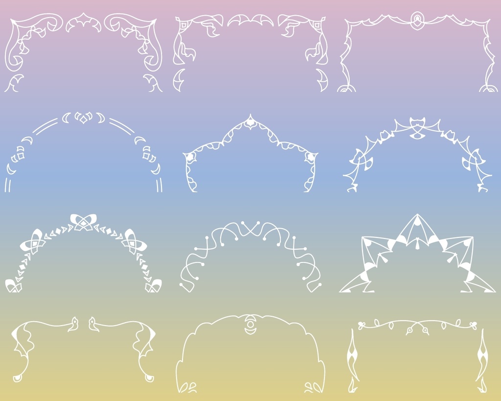 無料配布用フレーム素材集2