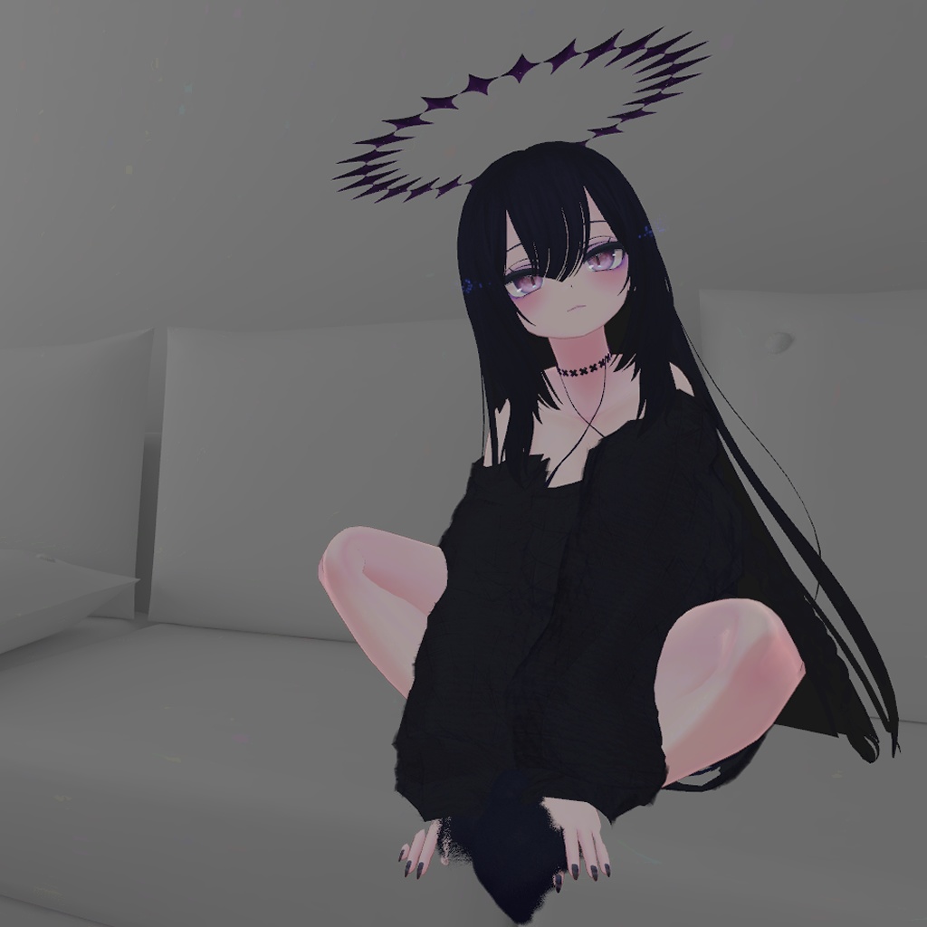 きらきら髪飾りと天使の輪っか