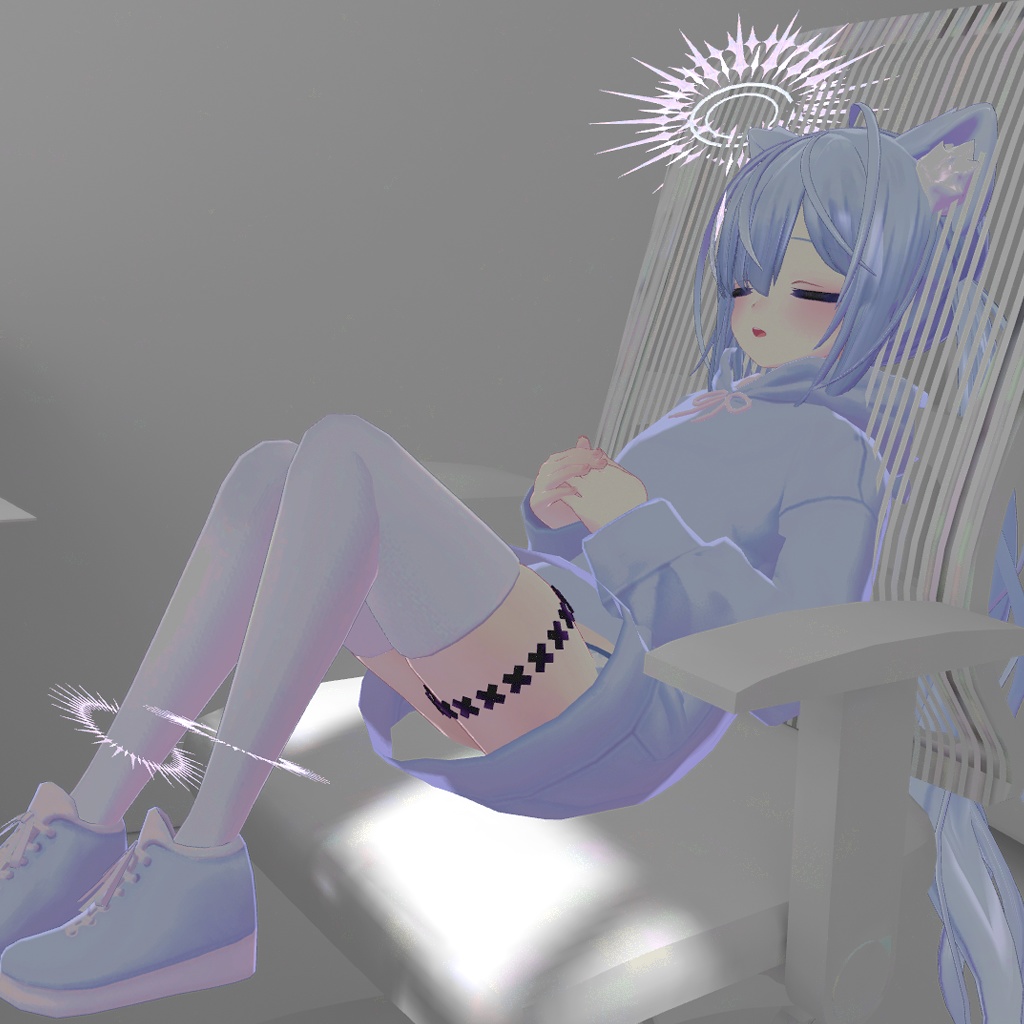 きらきら髪飾りと天使の輪っか