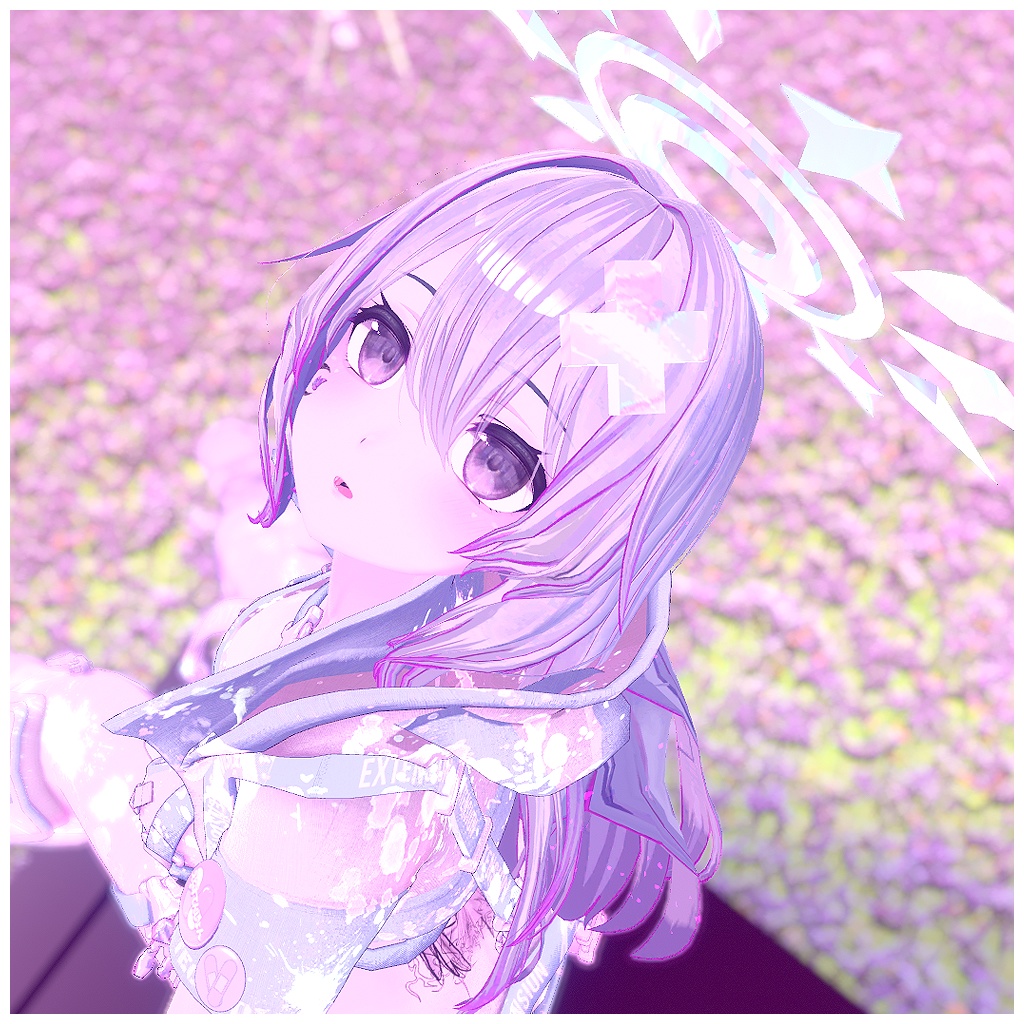 Re きらきら髪飾りと天使の輪っか