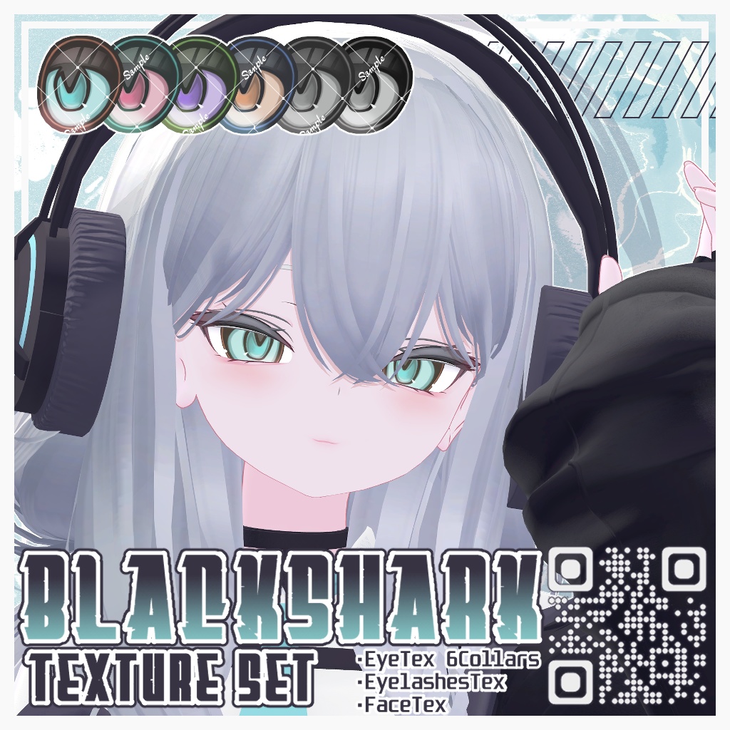 【for Rurune】BLACKSHARK Texture set