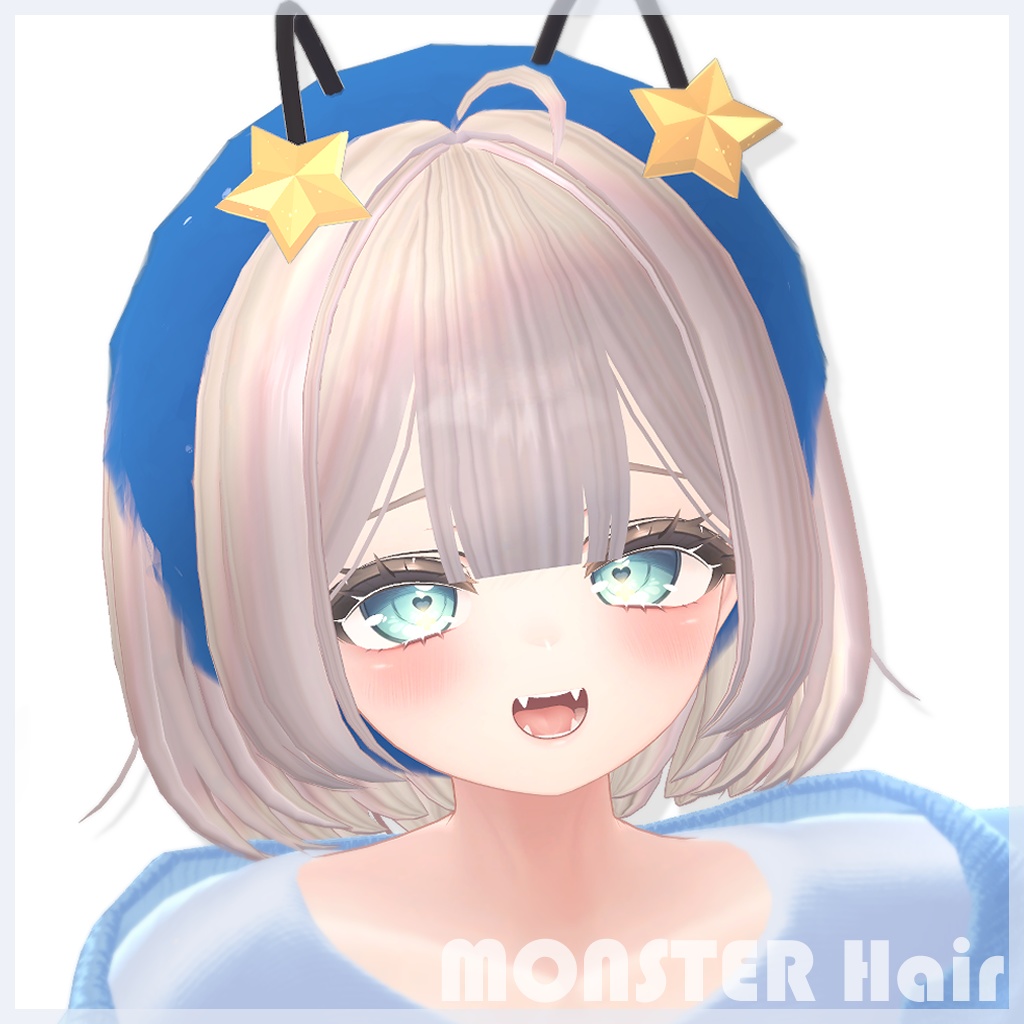 【4アバター対応】MONSTER Hair