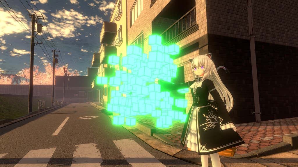 キューブ状のエネルギー体を弾にして射出するやつ