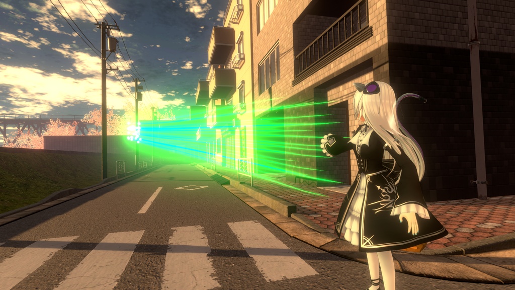 キューブ状のエネルギー体を弾にして射出するやつ