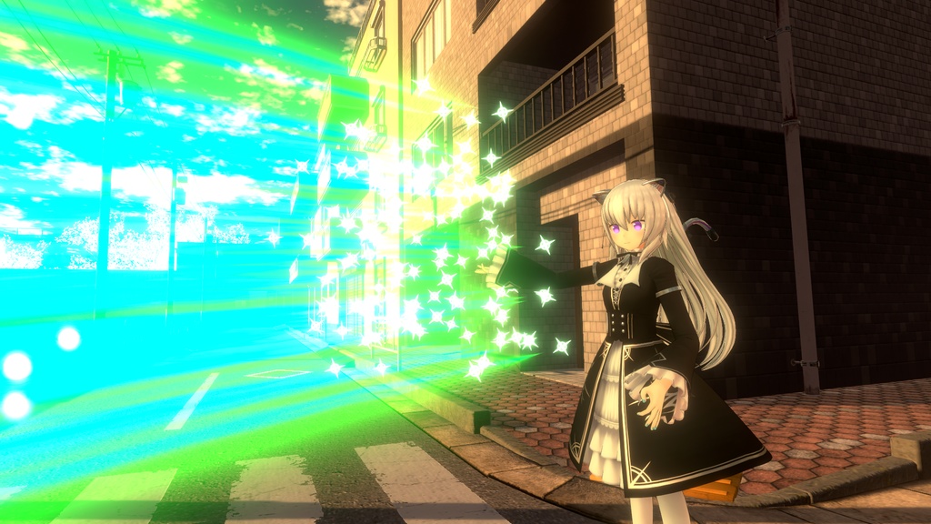 キューブ状のエネルギー体を弾にして射出するやつ