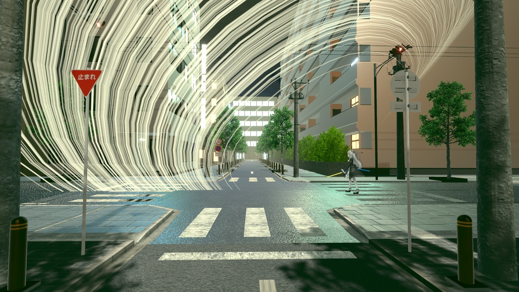 斬撃が伸びるやつ