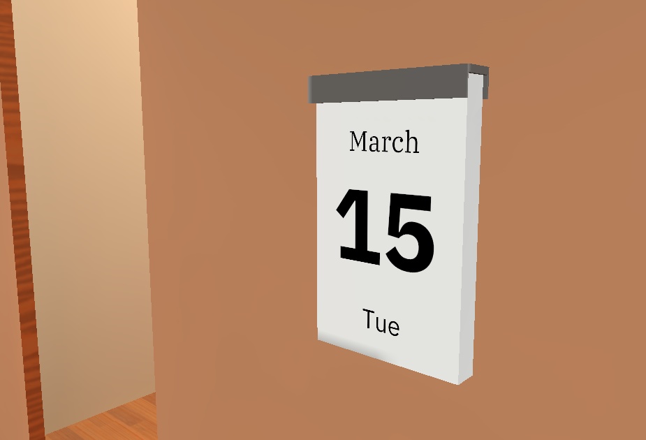 【無料/SDK3】日めくりカレンダー