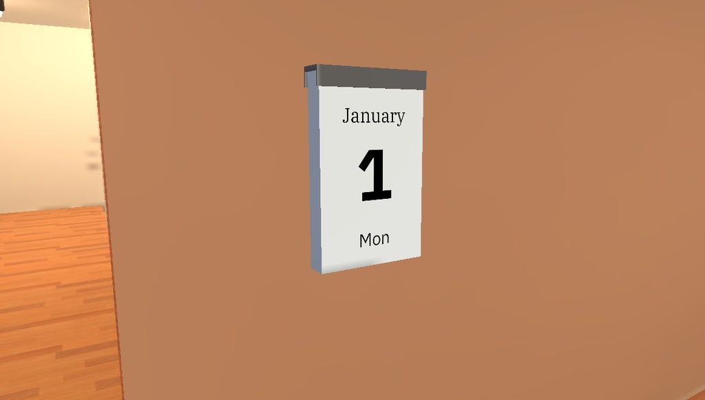 【無料/SDK3】日めくりカレンダー