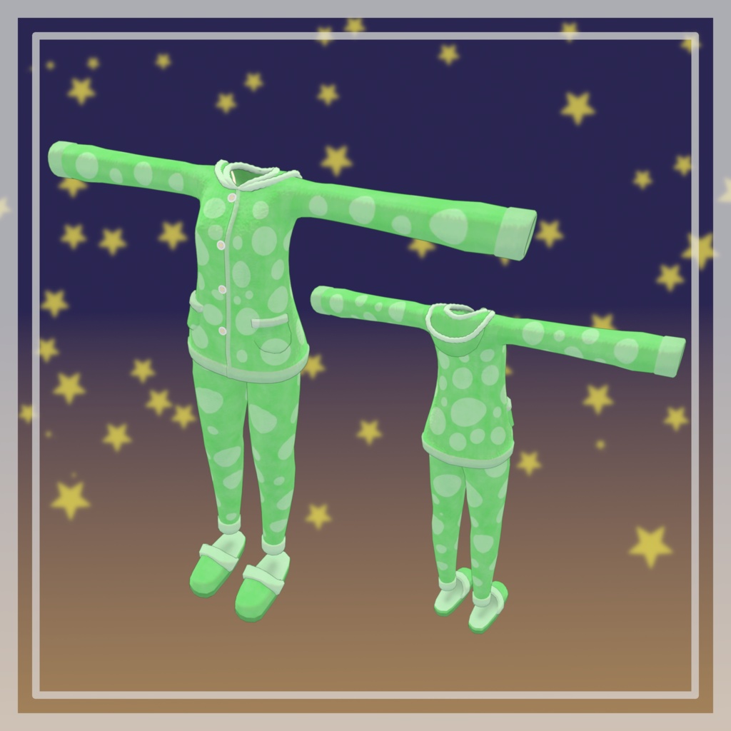 【23+アバター対応】汎用あったかパジャマ