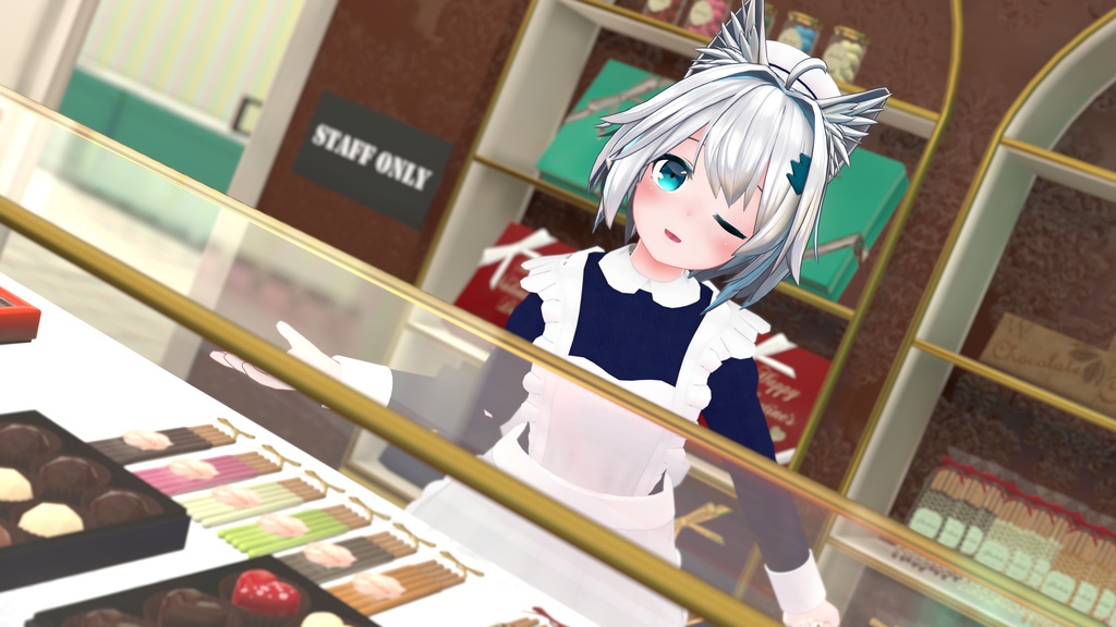 【22+アバター対応】バレンタインのメイドさん