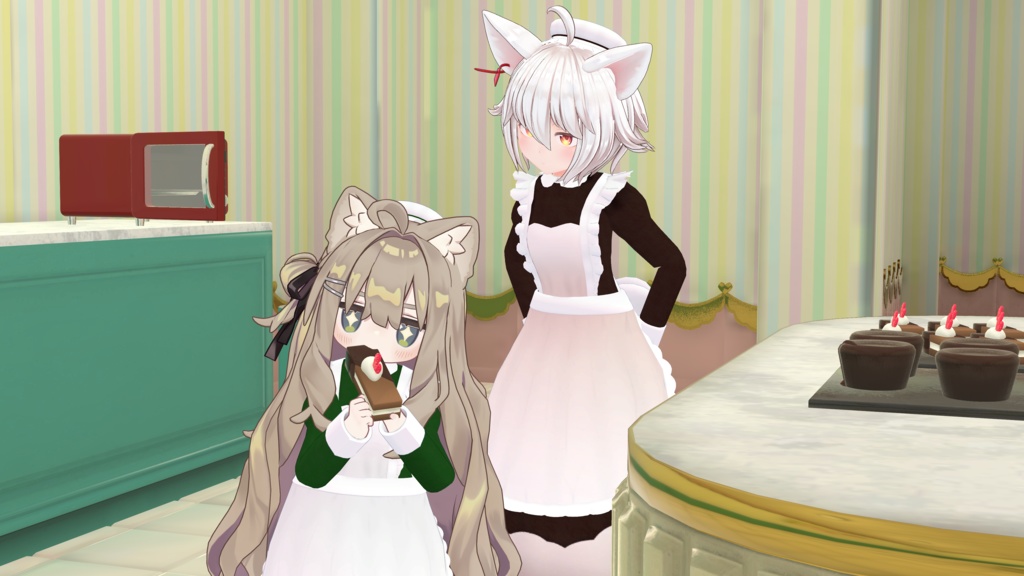 【22+アバター対応】バレンタインのメイドさん