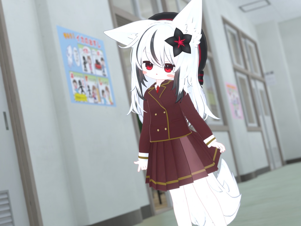 【50+アバター対応】王立魔法学園指定制服