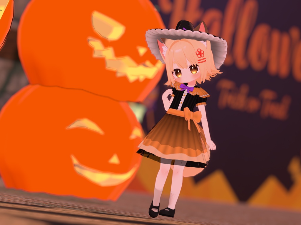 【11アバター対応】ちっちゃい子用ハロウィン衣装