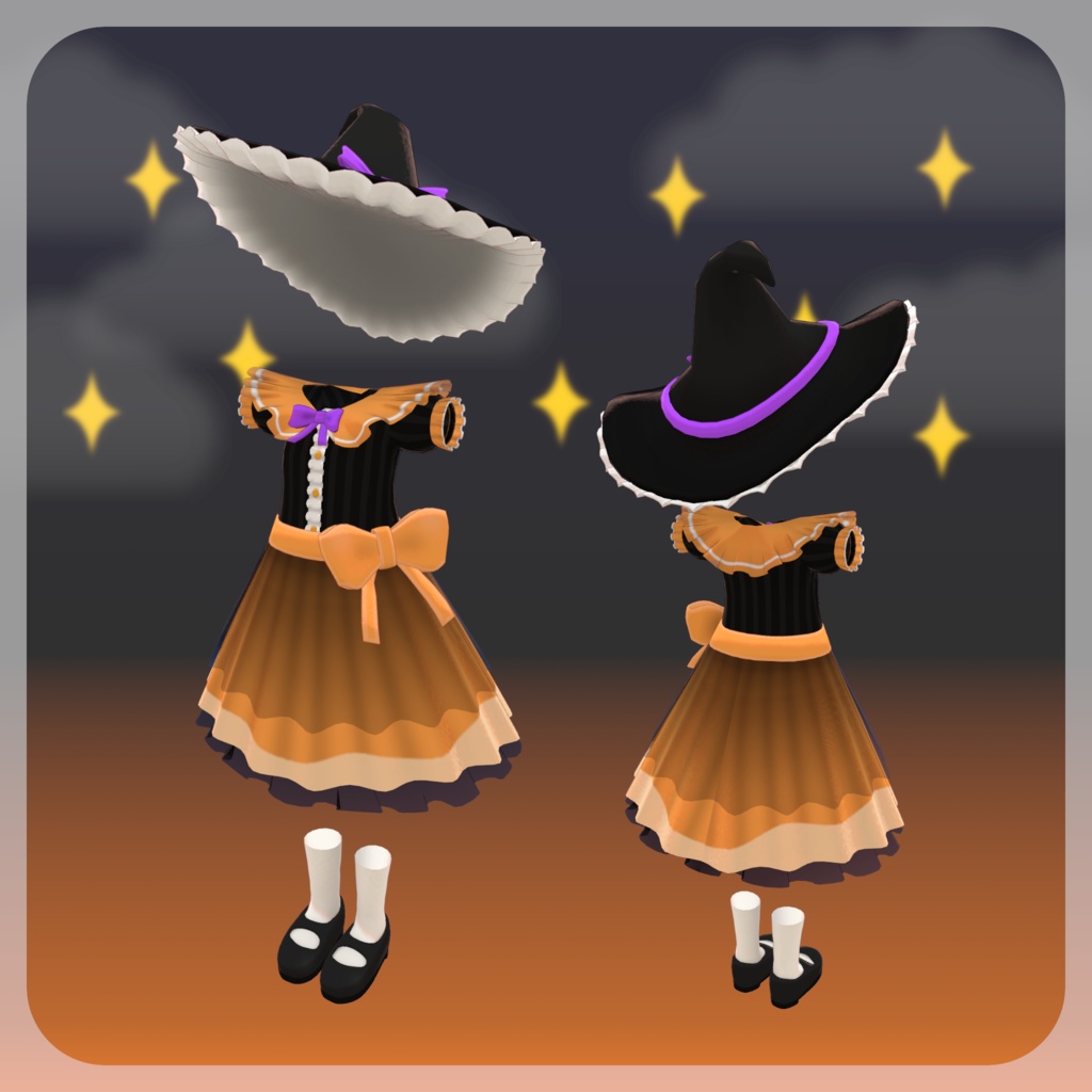 【11アバター対応】ちっちゃい子用ハロウィン衣装