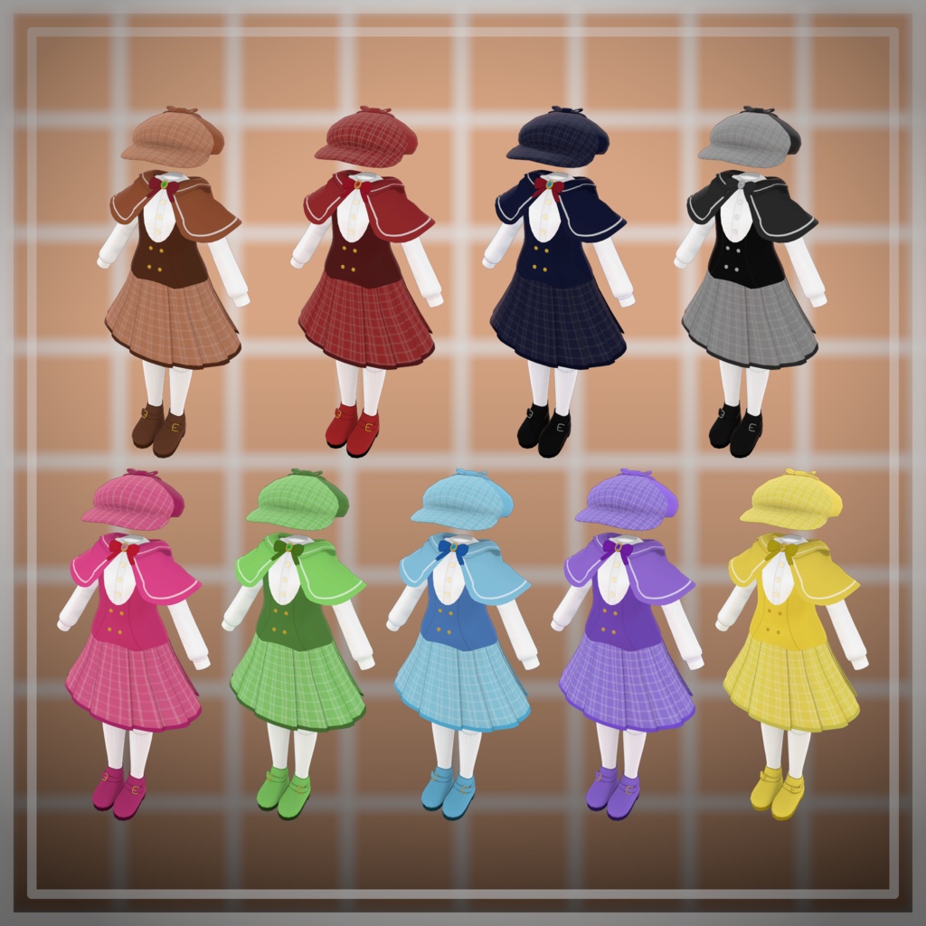 【16+アバター対応】探偵さんごっこ衣装