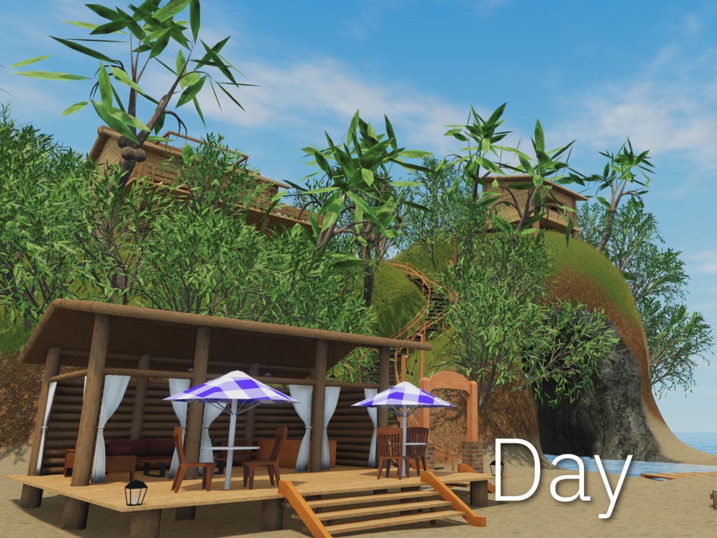 【VRChat想定ワールド】Solitary Private Island 【販売記念セール中】