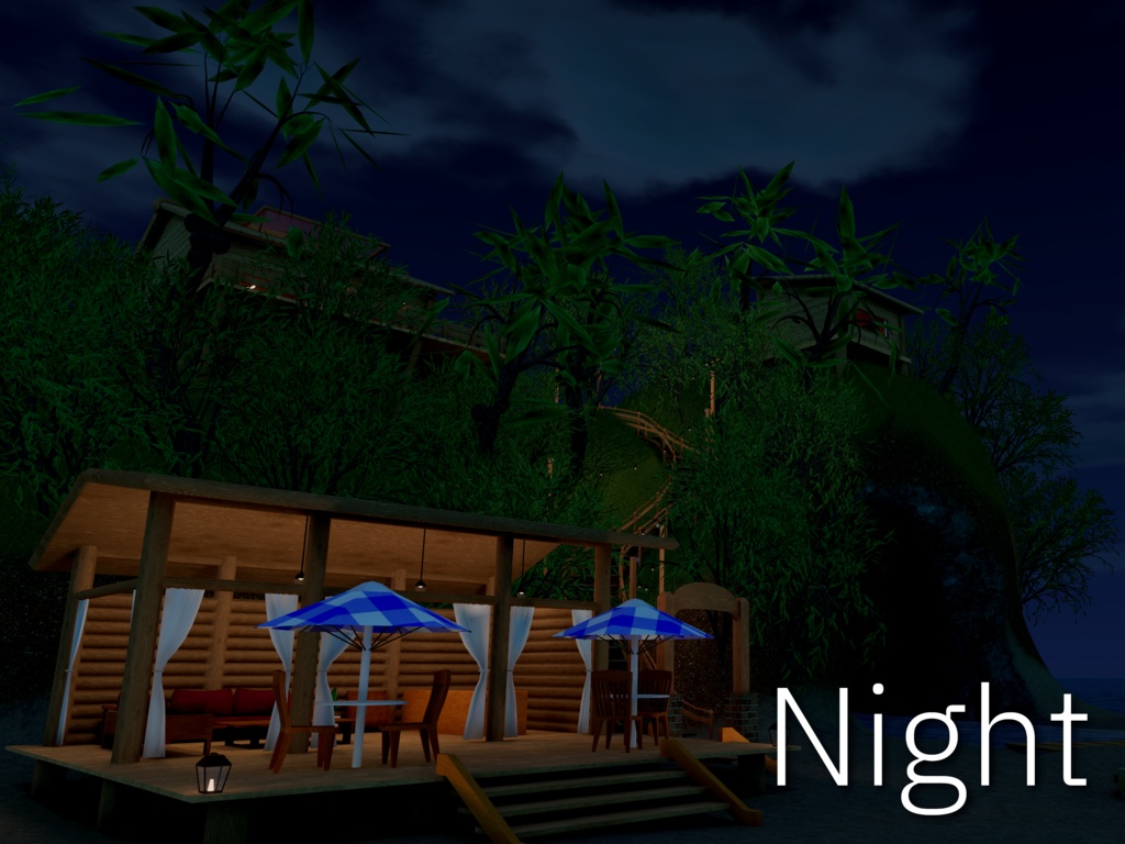 【VRChat想定ワールド】Solitary Private Island 【販売記念セール中】