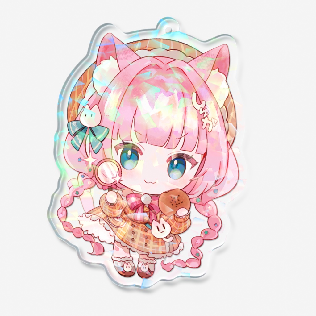 名探偵砂糖あまねホロアクキー【おさげ】