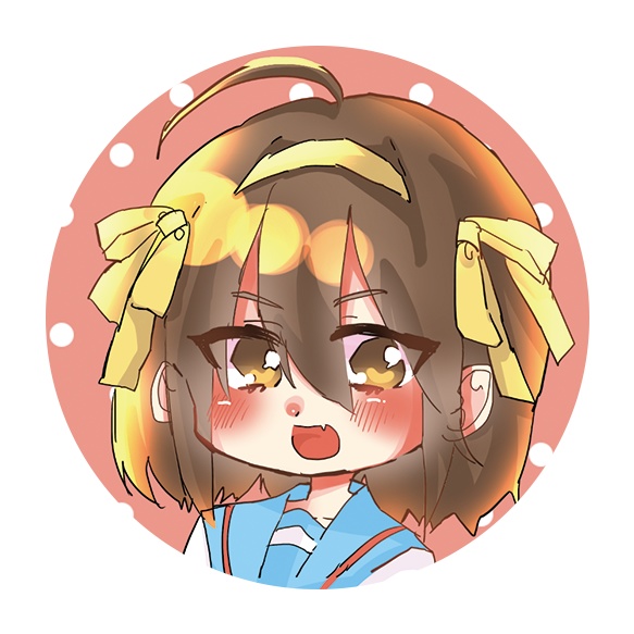 涼宮ハルヒ　缶バッジ
