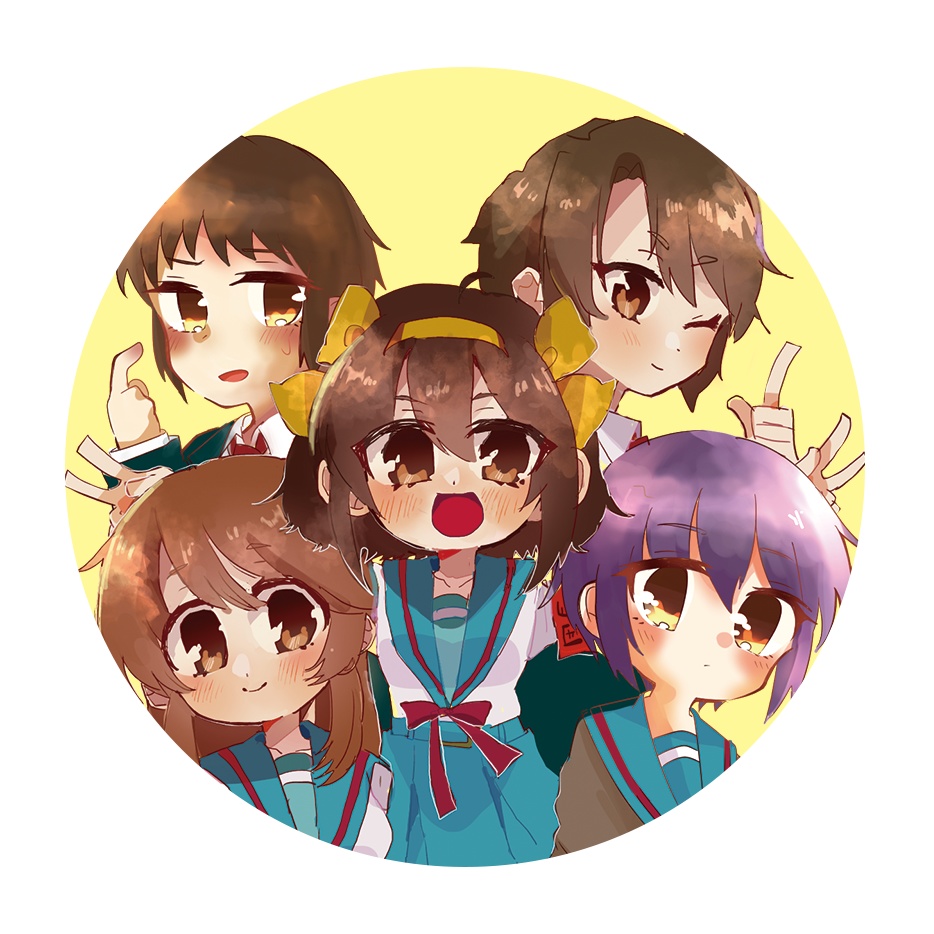 SOS団 缶バッジ