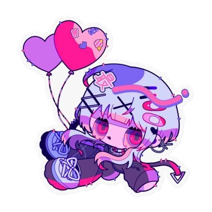 ゆめかわ！もなむステッカー