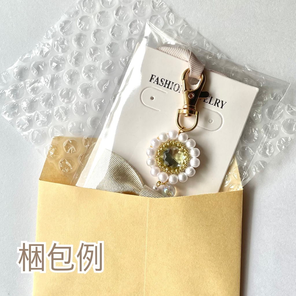 037 匿名配送 ハンドメイド キーホルダー バッグチャーム 推し活 推し色 シルバー