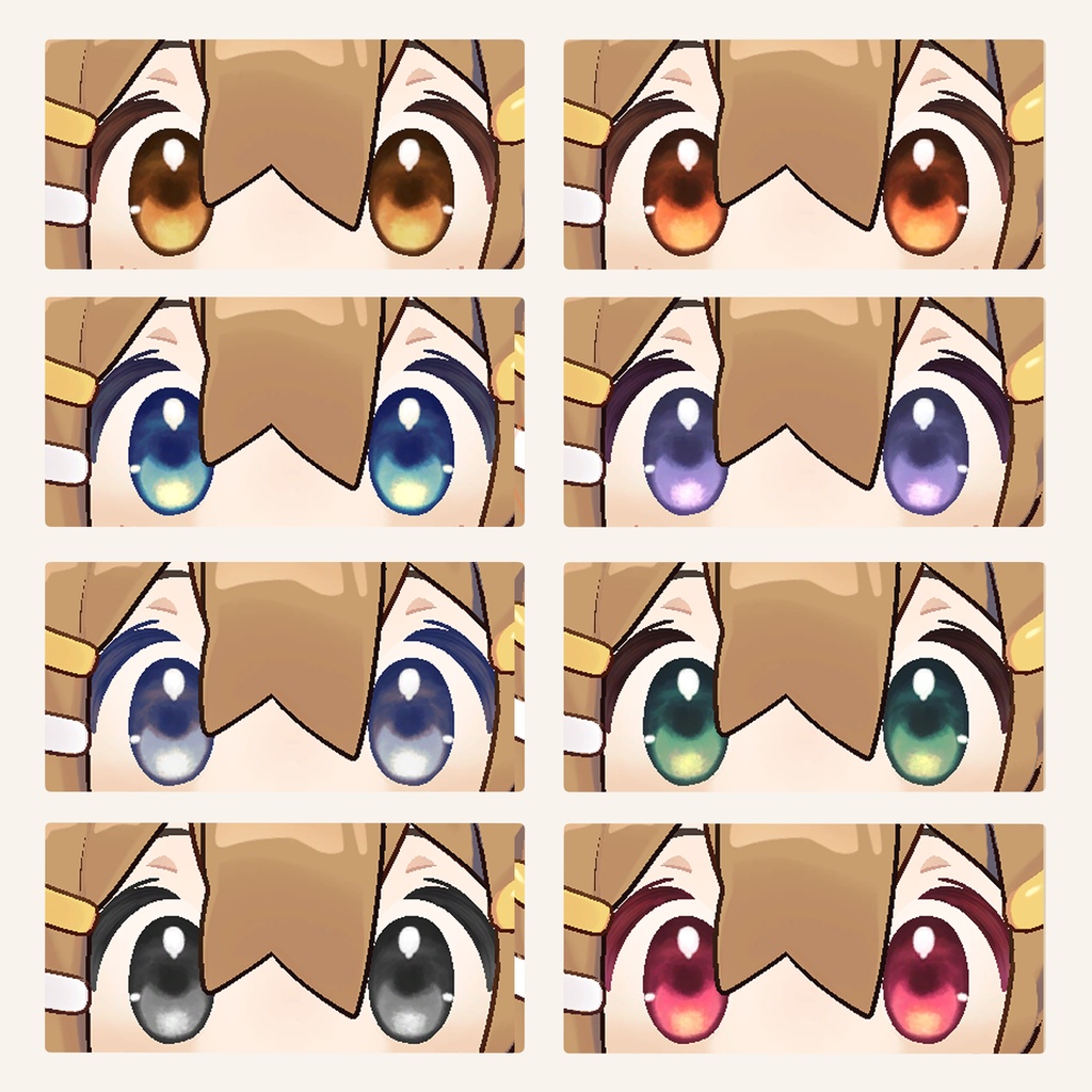 【まめひなた専用】Brush Eye Texture