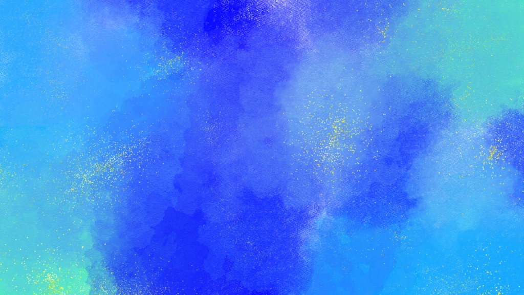 【画像素材】水彩風のテクスチャ（青）_5パターン入