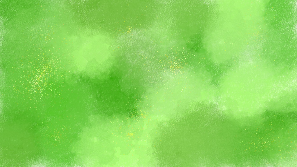 【画像素材】水彩風のテクスチャ（緑）_5パターン入