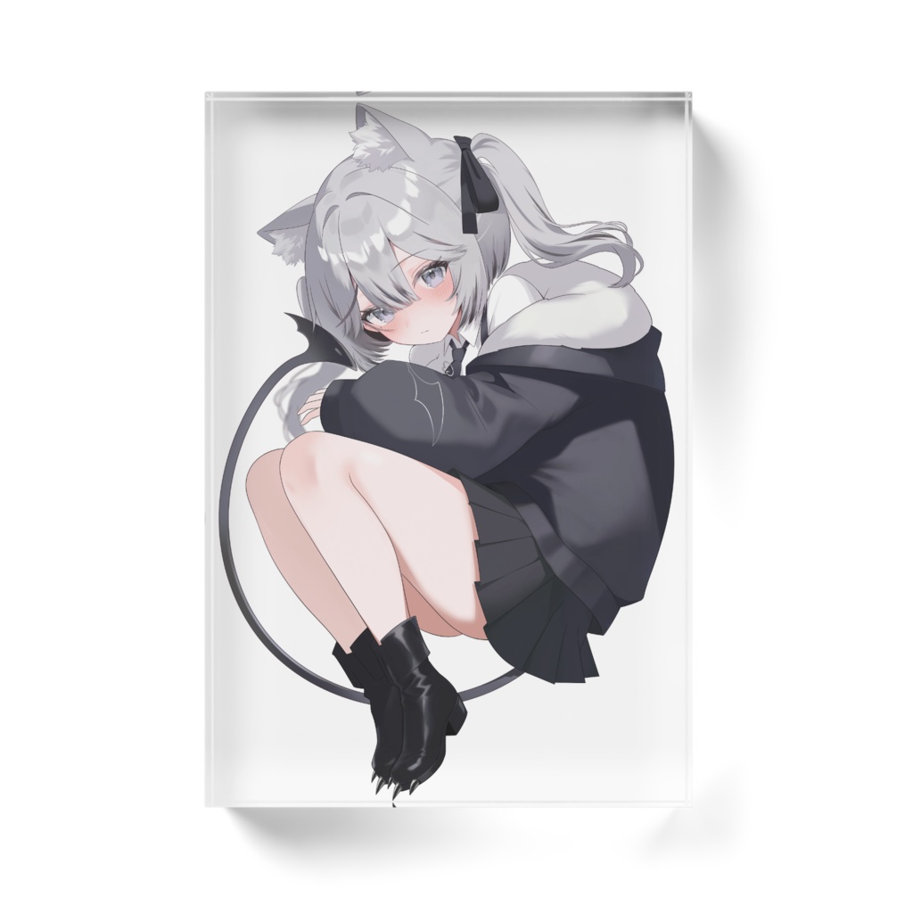 【アクリルブロック100x148mm 】羽地がう