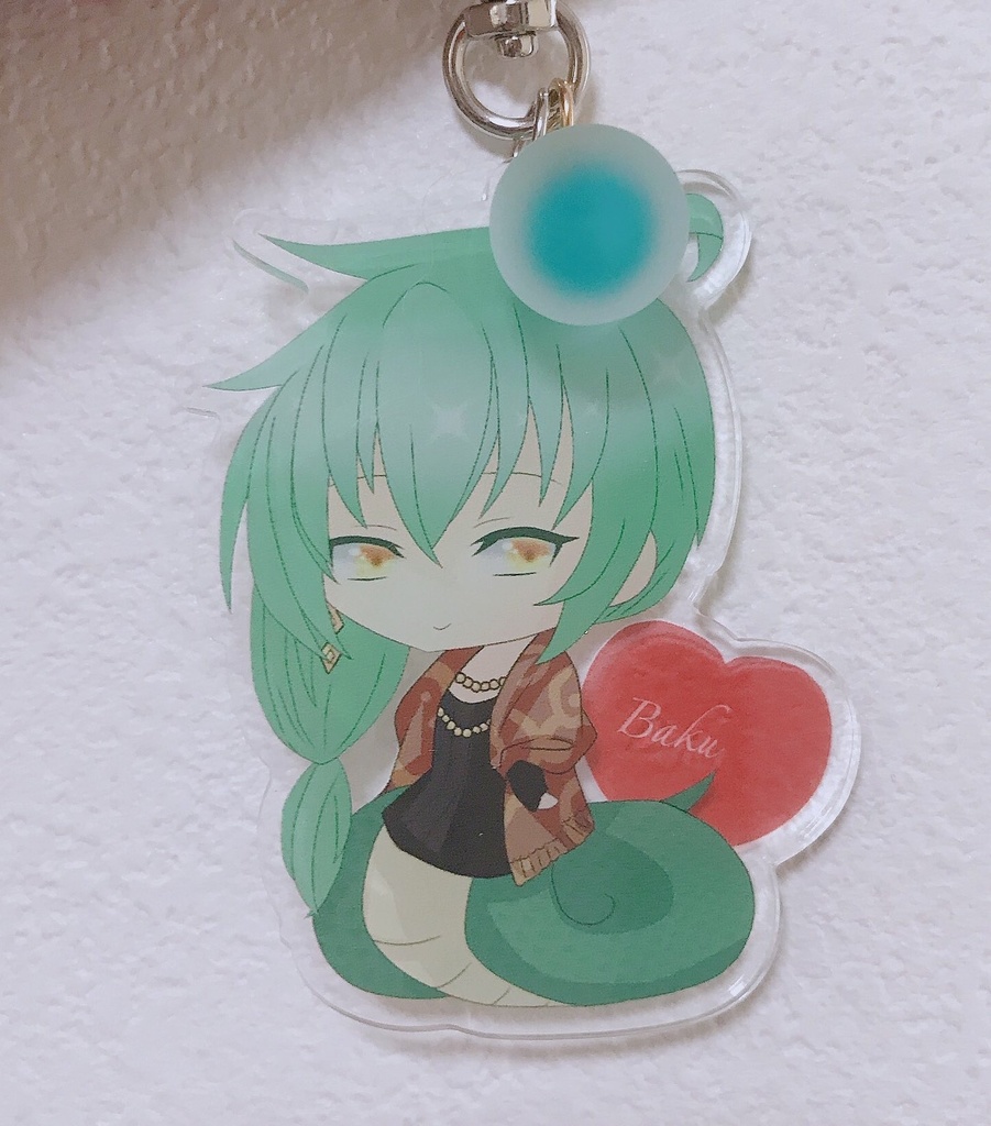 紅差しの男達アクリルキーホルダー