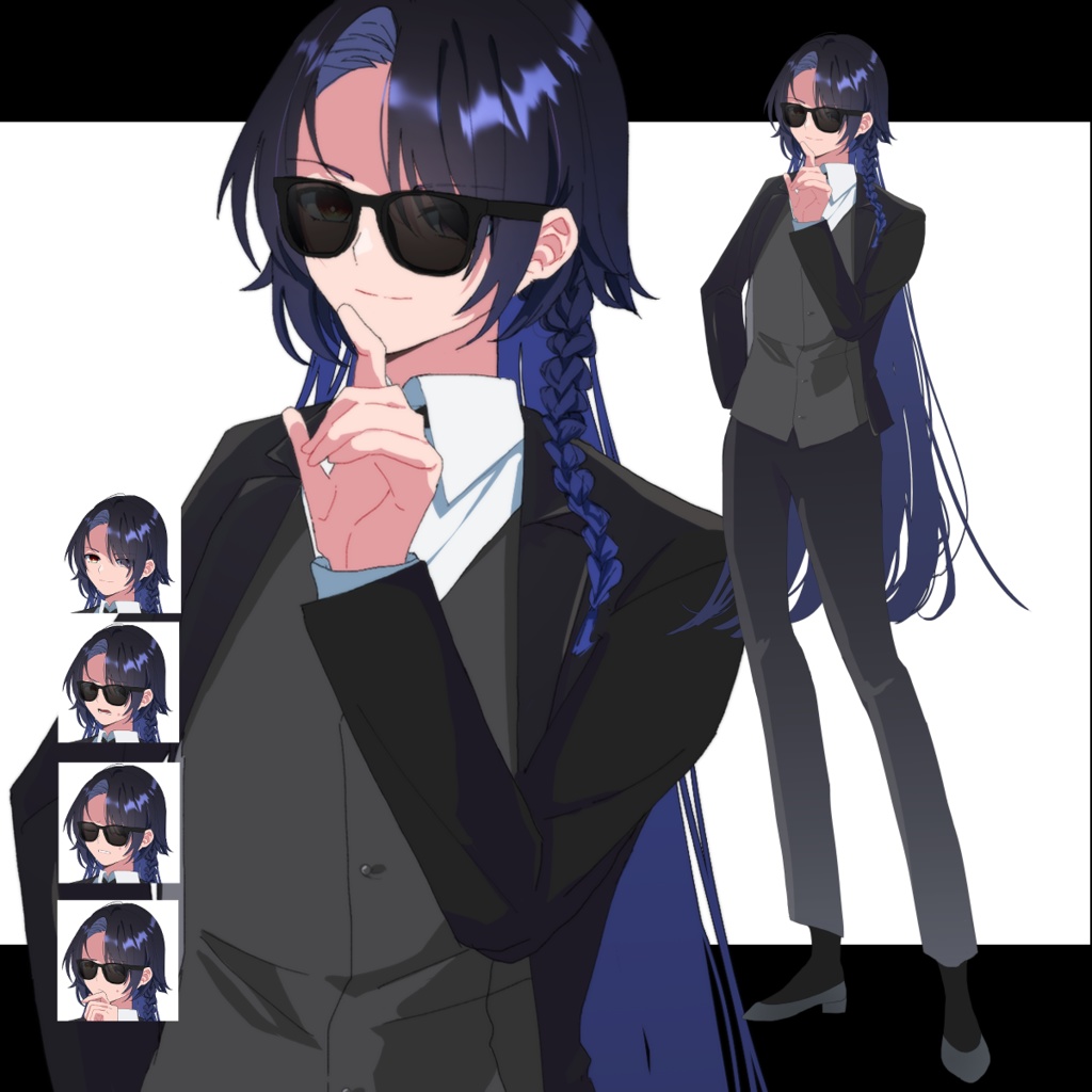 フリー立ち絵＿女性／スーツ