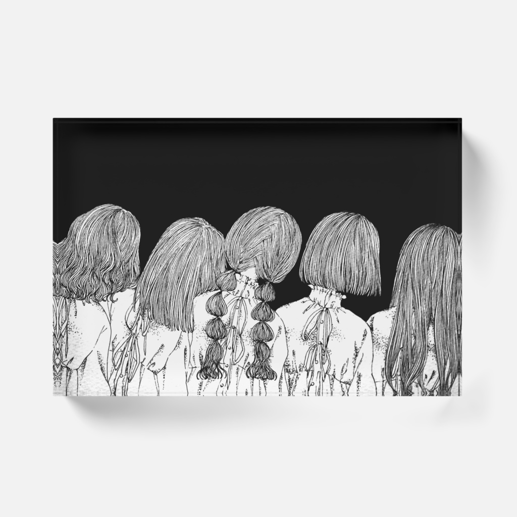 アクリルブロック/birds of a feather flock