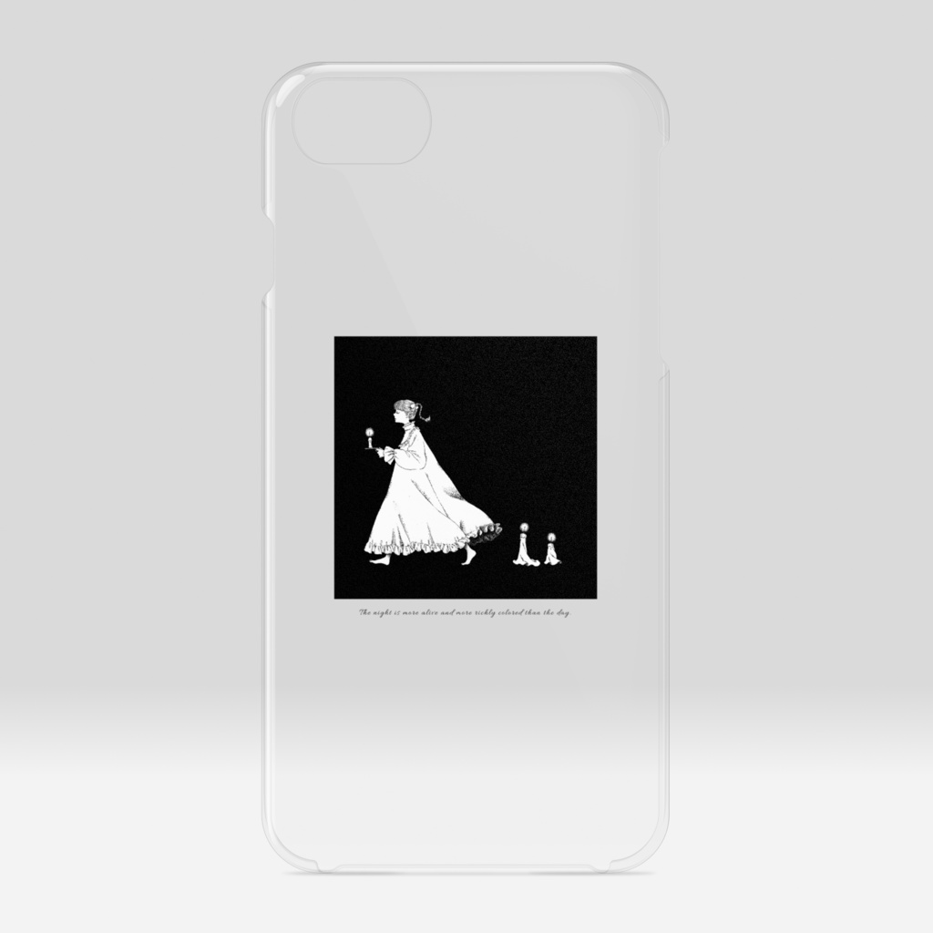Silent Night スマホケース iPhone AQUOS Xperia ニュアンスケース アルコールインクアート        