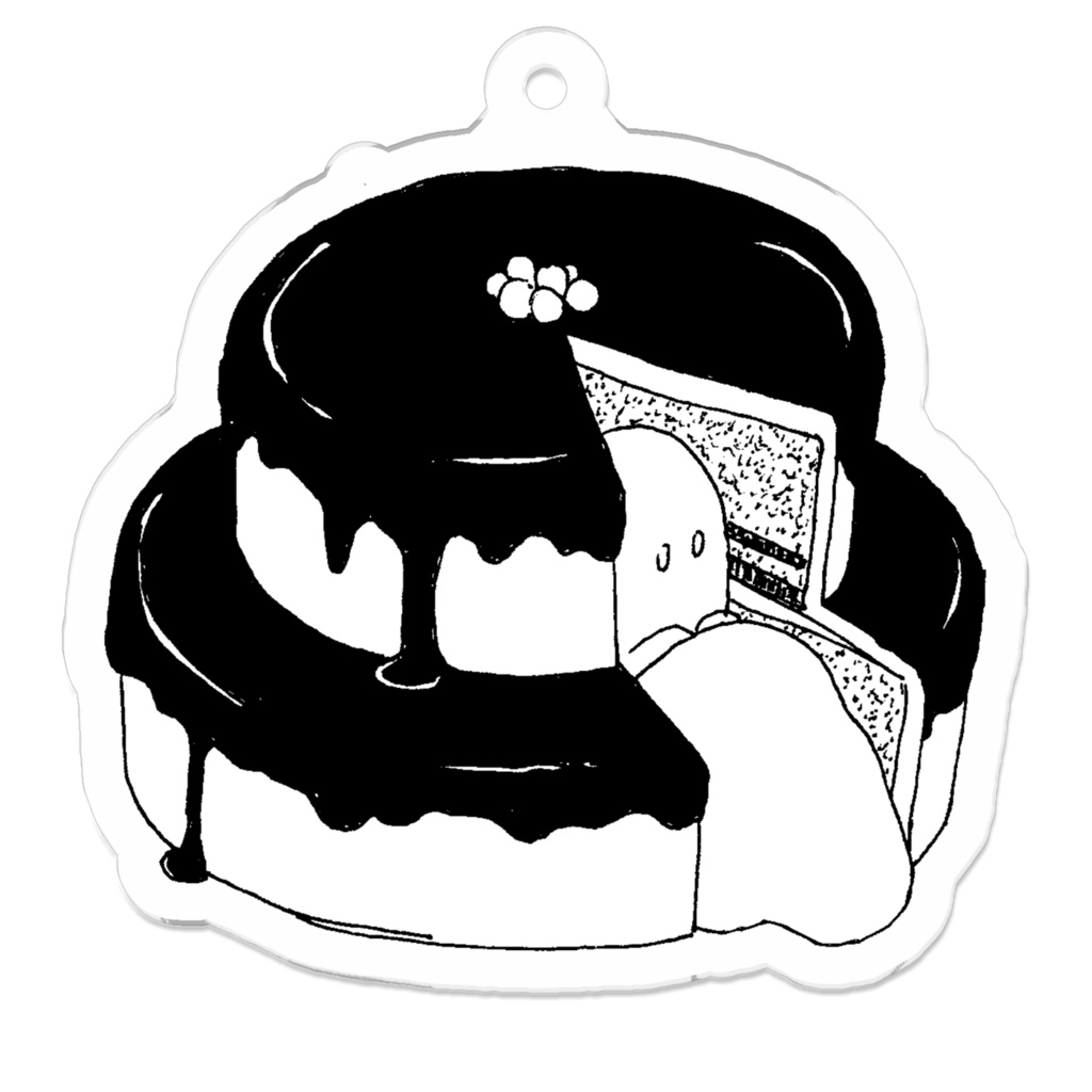 アクリルキーホルダー - cake